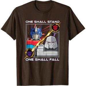 imageTransformers One One Shall Stand One Shall Fall Poster TShirtBrown