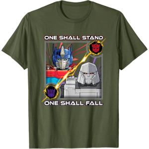 imageTransformers One One Shall Stand One Shall Fall Poster TShirtOlive Green