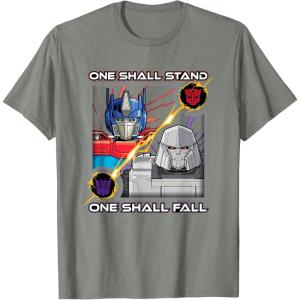 imageTransformers One One Shall Stand One Shall Fall Poster TShirtOlive Heather