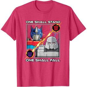 imageTransformers One One Shall Stand One Shall Fall Poster TShirtRed Heather