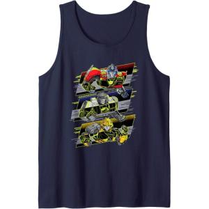 imageTransformers One Orion Pax D16 ampamp B127 Heroic Panels Tank TopNavy Blue
