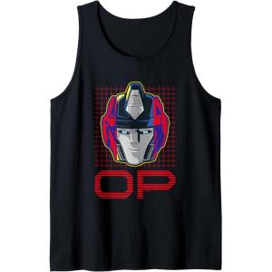 imageTransformers One Orion Pax Optimus Prime Face Poster Tank TopBlack