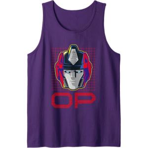 imageTransformers One Orion Pax Optimus Prime Face Poster Tank TopPurple