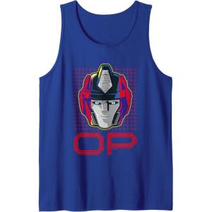 imageTransformers One Orion Pax Optimus Prime Face Poster Tank TopRoyal Blue
