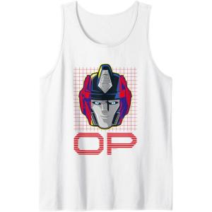 imageTransformers One Orion Pax Optimus Prime Face Poster Tank TopWhite