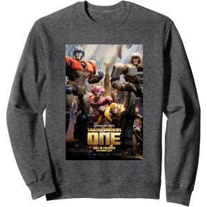 imageTransformers One Witness The Origin Movie Poster Vintage SweatshirtDark Heather Grey