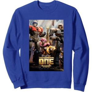 imageTransformers One Witness The Origin Movie Poster Vintage SweatshirtRoyal Blue