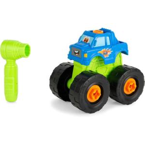 imageTransformers Optimus Prime Building Toys  STEM Toys Including Toy Electric Drill and AA Batteries  Transformers Toys  Robot Building Toys Ages 18 Months and UpTeal