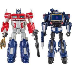 imageTransformers Reactivate Video GameInspired Optimus Prime and Soundwave 2Pack 65inch Converting Action Figures 8 Years
