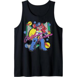 imageTransformers Retro Optimus Prime 80s Print Tank TopBlack