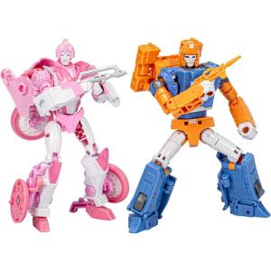 imageTransformers Toys Legacy Evolution War Dawn 2Pack Deluxe Cybertronian Erial and Dion Toys Action Figures for Boys and Girls Ages 8 and Up SDCC 2023 Exclusive