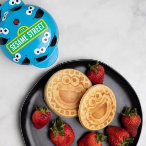 imageUncanny Brands Autobot Mini Waffle Maker  Transformers Kitchen ApplianceCookie Monster
