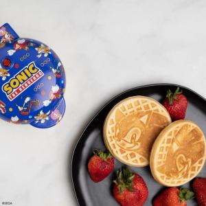 imageUncanny Brands Autobot Mini Waffle Maker  Transformers Kitchen ApplianceSonic the Hedgehog