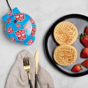 imageUncanny Brands Autobot Mini Waffle Maker  Transformers Kitchen ApplianceTransformers