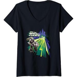 imageWomens Transformers One Its The Spark That Counts D16 Logo VNeck TShirtBlack