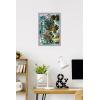 imageHasbro Transformers Rise of the Beasts  Optimus Primal Graffiti Wall Poster 224Lquot x 147Wquot Silver Framed VersionGray Framed Version