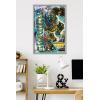 imageHasbro Transformers Rise of the Beasts  Optimus Primal Graffiti Wall Poster 224Lquot x 147Wquot Silver Framed VersionGray Framed Version