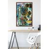 imageHasbro Transformers Rise of the Beasts  Optimus Primal Graffiti Wall Poster 224Lquot x 147Wquot Silver Framed VersionMahogany Framed Version