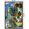 imageHasbro Transformers Rise of the Beasts  Optimus Primal Graffiti Wall Poster 224Lquot x 147Wquot Silver Framed VersionMahogany Framed Version