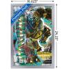 imageHasbro Transformers Rise of the Beasts  Optimus Primal Graffiti Wall Poster 224Lquot x 147Wquot Silver Framed VersionSilver Framed Version