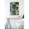 imageHasbro Transformers Rise of the Beasts  Optimus Primal Graffiti Wall Poster 224Lquot x 147Wquot Silver Framed VersionWhite Framed Version