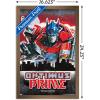 imageHasbro Transformers Rise of the Beasts  Optimus Prime Graffiti Wall Poster 34Lquot x 224Wquot Mahogany Framed VersionBronze Framed Version