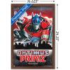 imageHasbro Transformers Rise of the Beasts  Optimus Prime Graffiti Wall Poster 34Lquot x 224Wquot Mahogany Framed VersionMahogany Framed Version