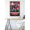 imageHasbro Transformers Rise of the Beasts  Optimus Prime Graffiti Wall Poster 34Lquot x 224Wquot Mahogany Framed VersionMahogany Framed Version