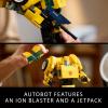 imageLEGO Icons Transformers Bumblebee Action Figure Collectible Robot Gift for Adults Movie Themed Model Building Set for SciFi Enthusiasts and Transformers Fans Converts to Vehicle Mode 10338