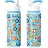 imageSimple Modern Kids Summit Water Bottle with Straw Lid  Transformers 14oz Stainless Steel Cup Insualted Tumbler for Toddlers Boys School  Transformer Bumble BeeSpongeBob Portrait