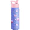 imageSimple Modern Kids Summit Water Bottle with Straw Lid  Transformers 14oz Stainless Steel Cup Insualted Tumbler for Toddlers Boys School  Transformer Bumble BeePeppa Pig Bubbles
