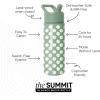 imageSimple Modern Kids Summit Water Bottle with Straw Lid  Transformers 14oz Stainless Steel Cup Insualted Tumbler for Toddlers Boys School  Transformer Bumble BeePattern Sage Florals