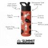 imageSimple Modern Kids Summit Water Bottle with Straw Lid  Transformers 14oz Stainless Steel Cup Insualted Tumbler for Toddlers Boys School  Transformer Bumble BeeStar Wars Here Comes Trouble