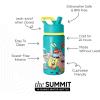 imageSimple Modern Kids Summit Water Bottle with Straw Lid  Transformers 14oz Stainless Steel Cup Insualted Tumbler for Toddlers Boys School  Transformer Bumble BeeSpongeBob Pals