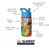 imageSimple Modern Kids Summit Water Bottle with Straw Lid  Transformers 14oz Stainless Steel Cup Insualted Tumbler for Toddlers Boys School  Transformer Bumble BeeMarvel Avengers Comic