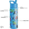 imageSimple Modern Kids Summit Water Bottle with Straw Lid  Transformers 14oz Stainless Steel Cup Insualted Tumbler for Toddlers Boys School  Transformer Bumble BeeMarvelAvengers Heroes