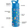 imageSimple Modern Kids Summit Water Bottle with Straw Lid  Transformers 14oz Stainless Steel Cup Insualted Tumbler for Toddlers Boys School  Transformer Bumble BeePaw Patrol Outdoor Adventures