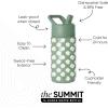 imageSimple Modern Kids Summit Water Bottle with Straw Lid  Transformers 14oz Stainless Steel Cup Insualted Tumbler for Toddlers Boys School  Transformer Bumble BeePattern Sage Florals