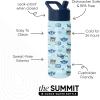 imageSimple Modern Kids Summit Water Bottle with Straw Lid  Transformers 14oz Stainless Steel Cup Insualted Tumbler for Toddlers Boys School  Transformer Bumble BeePaw Patrol Helicopter Chase