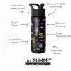 imageSimple Modern Kids Summit Water Bottle with Straw Lid  Transformers 14oz Stainless Steel Cup Insualted Tumbler for Toddlers Boys School  Transformer Bumble BeeTransformer Block Nation