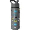 imageSimple Modern Kids Summit Water Bottle with Straw Lid  Transformers 14oz Stainless Steel Cup Insualted Tumbler for Toddlers Boys School  Transformer Bumble BeeDC Comics Batman POW