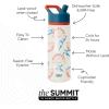 imageSimple Modern Kids Summit Water Bottle with Straw Lid  Transformers 14oz Stainless Steel Cup Insualted Tumbler for Toddlers Boys School  Transformer Bumble BeeDC Comics Superman Stand for Hope