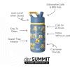 imageSimple Modern Kids Summit Water Bottle with Straw Lid  Transformers 14oz Stainless Steel Cup Insualted Tumbler for Toddlers Boys School  Transformer Bumble BeeMinions Unite