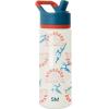 imageSimple Modern Kids Summit Water Bottle with Straw Lid  Transformers 14oz Stainless Steel Cup Insualted Tumbler for Toddlers Boys School  Transformer Bumble BeeDC Comics Superman Stand for Hope