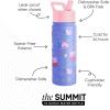 imageSimple Modern Kids Summit Water Bottle with Straw Lid  Transformers 14oz Stainless Steel Cup Insualted Tumbler for Toddlers Boys School  Transformer Bumble BeePeppa Pig Bubbles