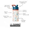 imageSimple Modern Kids Summit Water Bottle with Straw Lid  Transformers 14oz Stainless Steel Cup Insualted Tumbler for Toddlers Boys School  Transformer Bumble BeeDC Comics Superman Stand for Hope