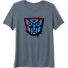 imageTransformers Autobots Dripping Spray Paint Logo Premium TShirtSlate Grey
