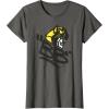 imageTransformers Classic BB Bumblebee Graffiti Face Portrait TShirtAsphalt Grey