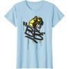 imageTransformers Classic BB Bumblebee Graffiti Face Portrait TShirtBaby Blue