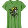imageTransformers Classic BB Bumblebee Graffiti Face Portrait TShirtGrass Green